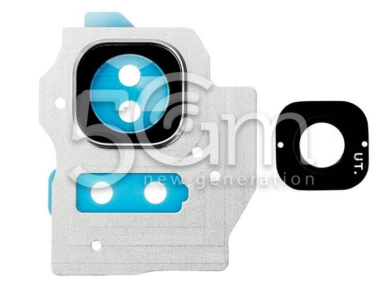 Vetrino + Frame x Fotocamera Samsung SM-G950 S8 Ver Blu