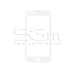 Vetro Bianco + Frame Ultra Resistente iPhone 8 Plus No Logo