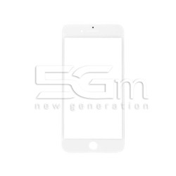 Vetro Bianco + Frame Ultra Resistente iPhone 8 Plus No Logo