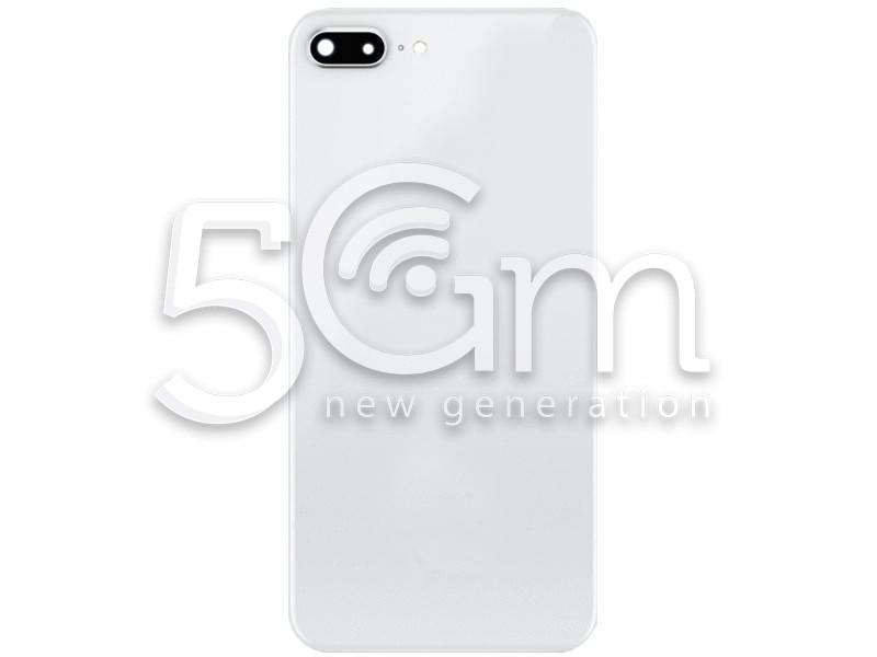 Retro Cover Bianco Iphone 8 Plus No Logo
