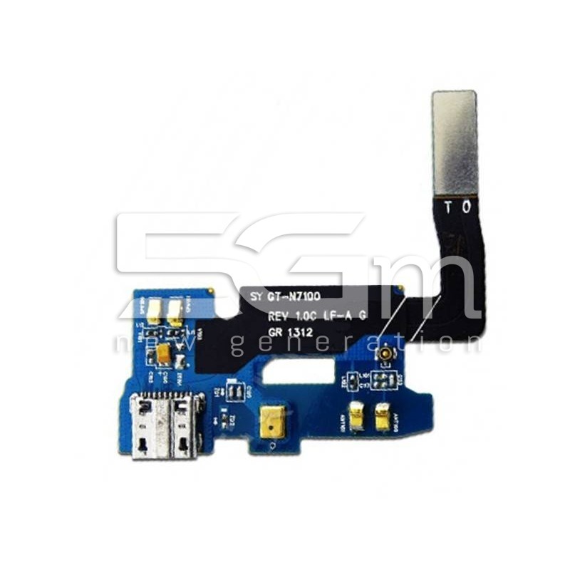 Samsung N7100 Galaxy Note Charging Connector Flex Cable