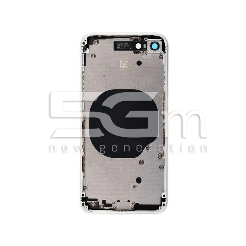 Rear Cover White + Frame iPhone 8