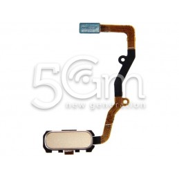 Tasto Home Gold Flat Cable Samsung SM-G935F S7 Edge