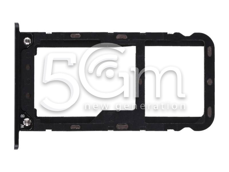 Sim Card + Micro SD Tray Black Xiaomi Redmi 5