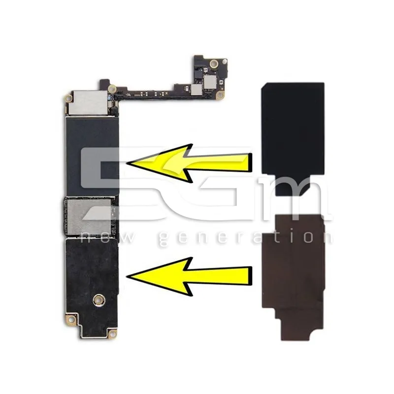 Kit Adesivi 3 in 1 Protezione Motherboard iPhone 8 Plus