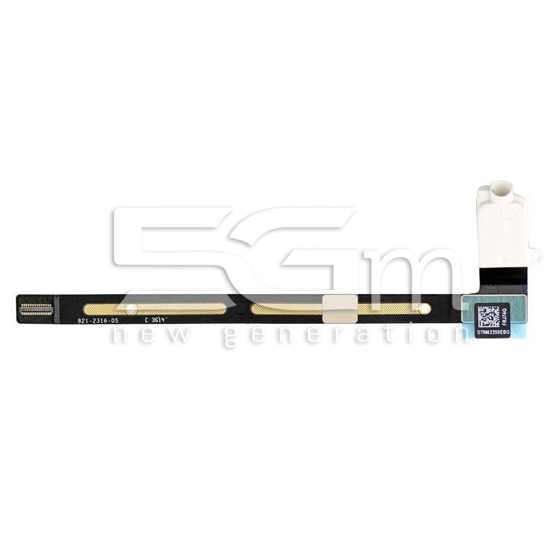 iPad Air 2 White Audio Jack Flat Cable