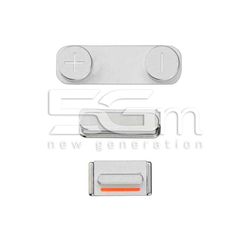 Iphone 5s Grey External Buttons Kit