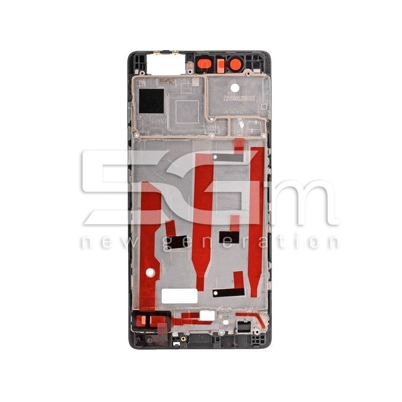 Front Housing Lcd Black Huawei P9