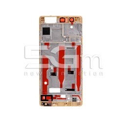 Front Housing Lcd Gold Huawei P9