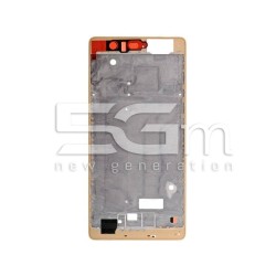 Front Housing Lcd Gold Huawei P9