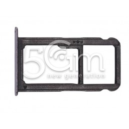 Sim Card + Micro SD Tray Black Huawei P10 Lite