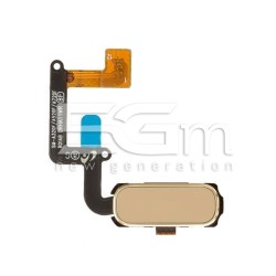 Tasto Home Gold Flat Cable Samsung SM-A320F A3 2017