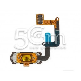 Home Button Gold Flat Cable Samsung SM-A320 A3 2017