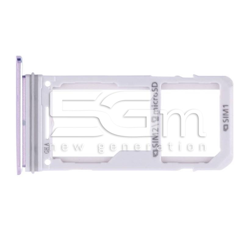 Supporto Dual Sim Card/SD Card Violet Samsung SM-G950F S8