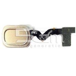 Home Button Gold Flat Cable Samsung SM-A600 A6 2018