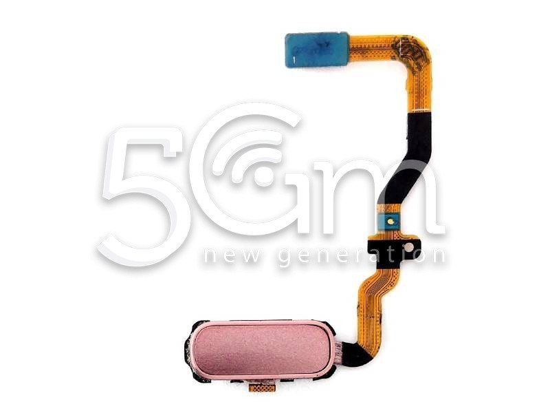Tasto Home Pink Gold + Flat Cable SM-G930 S7