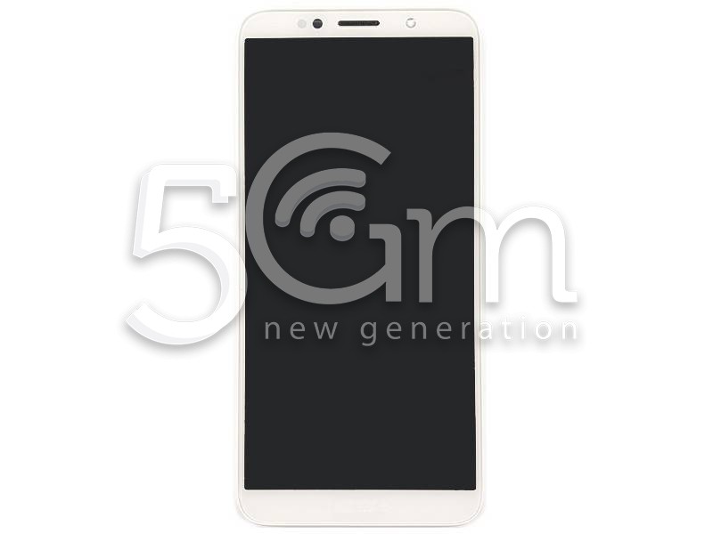 Display Touch Bianco + Frame Huawei Y5 2018
