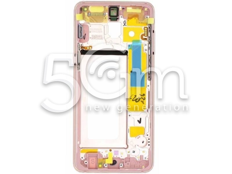 Frame Lcd  Pink Samsung SM-A530 A8 2018