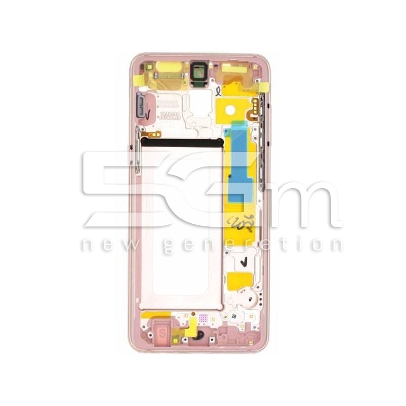 Frame Lcd  Pink Samsung SM-A530 A8 2018