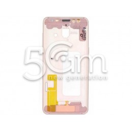 Frame Lcd  Pink Samsung SM-A530 A8 2018