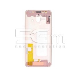 Frame Lcd  Pink Samsung SM-A530 A8 2018