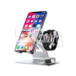 iWatch iPhone Aluminum Stand Base Silver