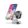 iWatch iPhone Aluminum Stand Base Silver
