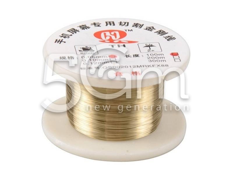 Very Thin Steel Wire '0,11 Millimetri' Suitable for the Separation of Glass