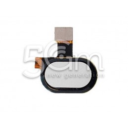 Tasto Home White Flat Cable Motorola Moto E4 (XT1760)