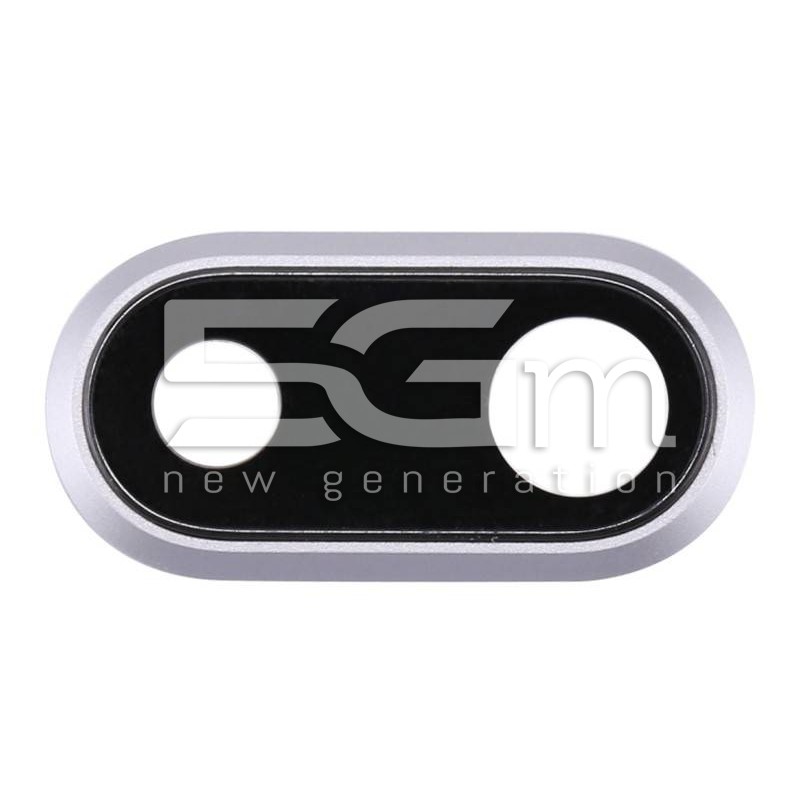 Vetrino Fotocamera + Frame Silver iPhone 8 Plus