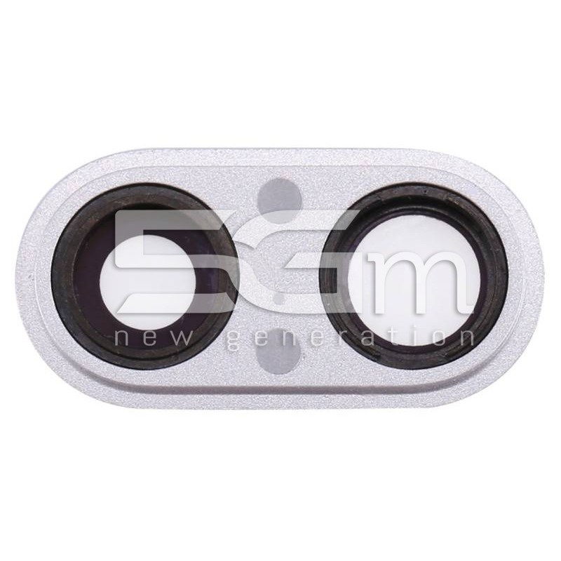 Vetrino Fotocamera + Frame Silver iPhone 8 Plus