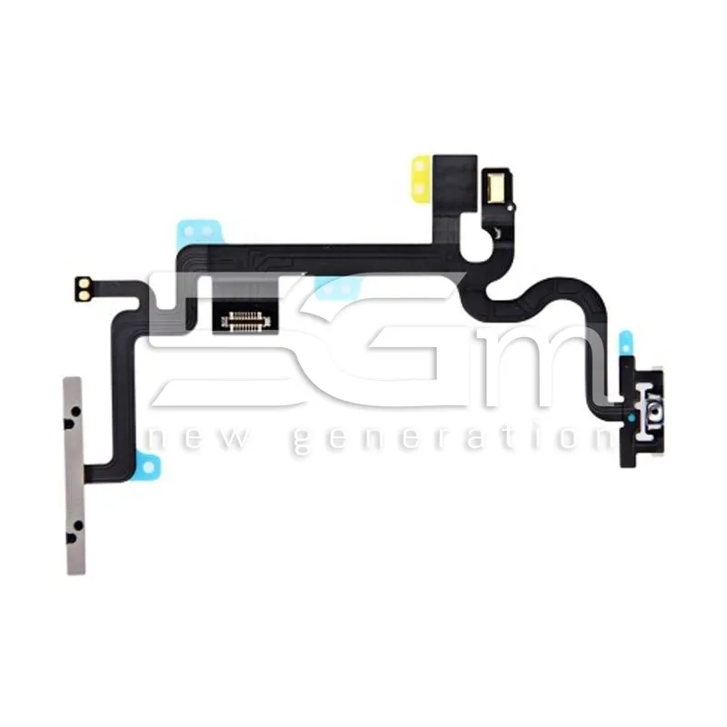 Bouton Marche/Arrêt + Volume Nappe iPhone 7 No Logo - 5G-M.com