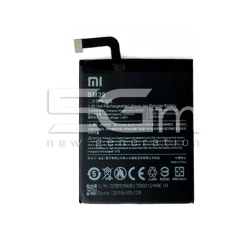 Batteria BM39 3350 mAh Xiaomi Mi 6 No Logo | Store Online 5G-M