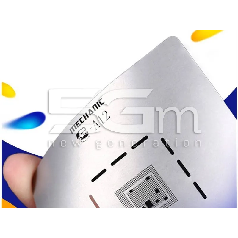 Șablon de Reballing BGA Mechanic A12 | 5G-M