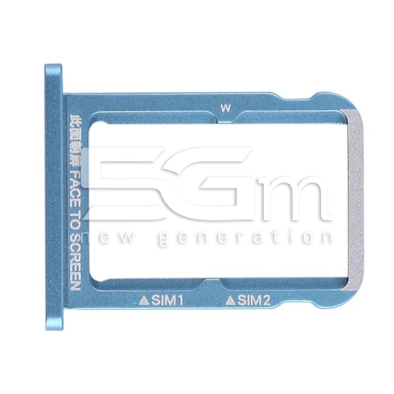 Supporto Sim Card Blue Xiaomi Mi A2 / Mi 6X