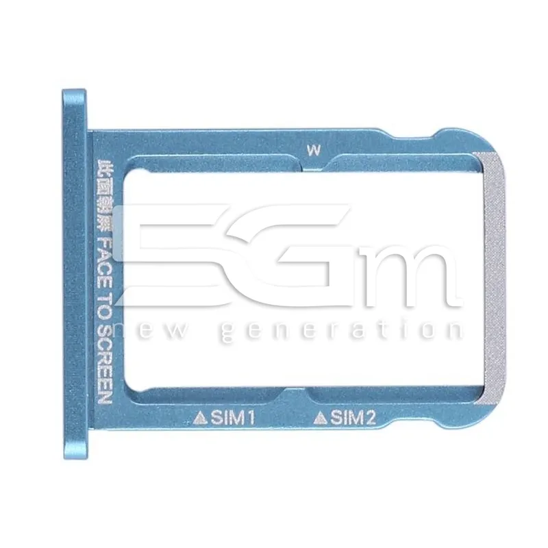 Supporto Sim Card Blue Xiaomi Mi A2 / Mi 6X | Store Online 5G-M