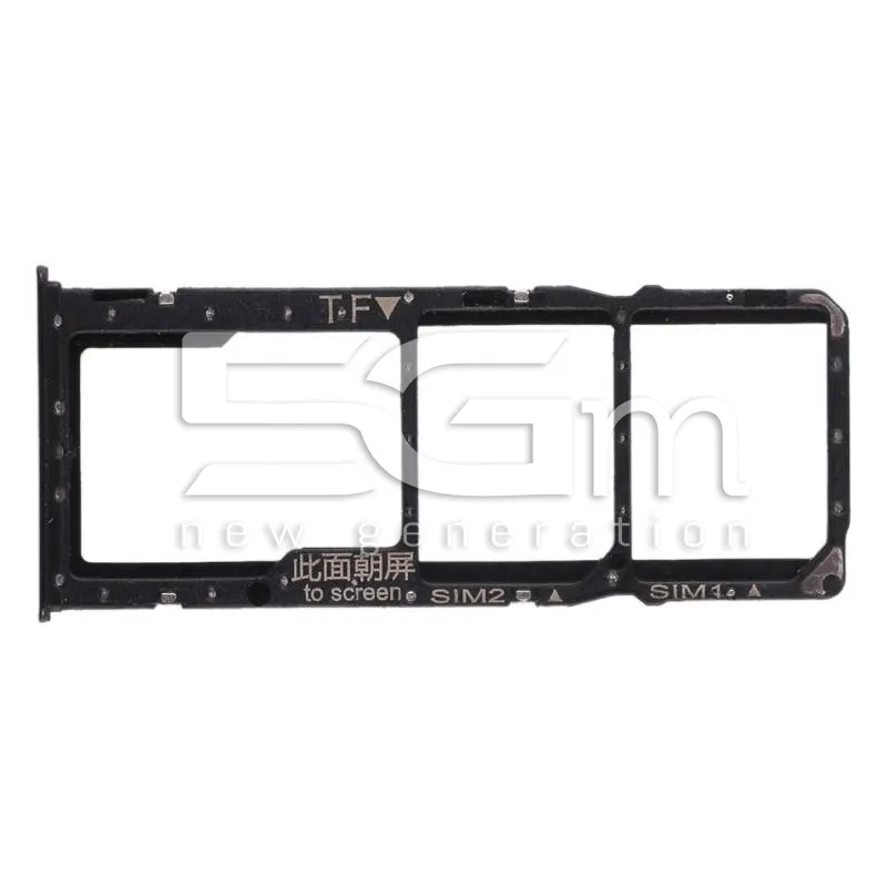 SIM-Kartenhalter + Micro SD Schwarz Huawei Y9 2018 | 5G-M