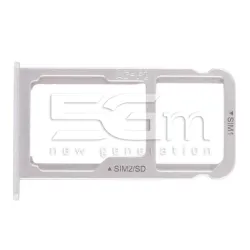 Supporto Sim Card + Micro SD Bianco Huawei P10 Plus | Store Online 5G-M