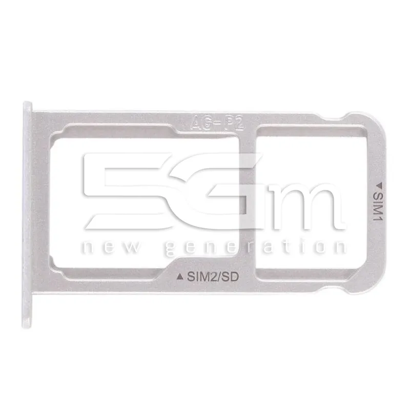Sim Card + Micro SD Tray White Huawei P10 Plus