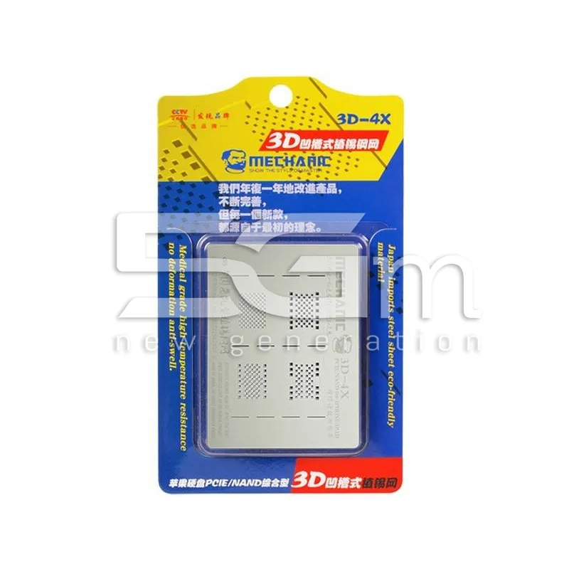 Mechanic 3D-4X iPhone/iPad Serie Reballing Schablone | 5G-M Shop