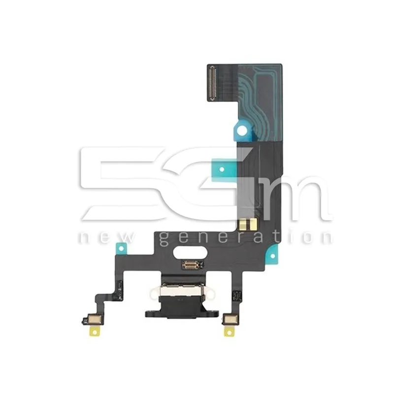 Ladeanschluss Flachkabel Schwarz iPhone XR | 5G-M Online Shop