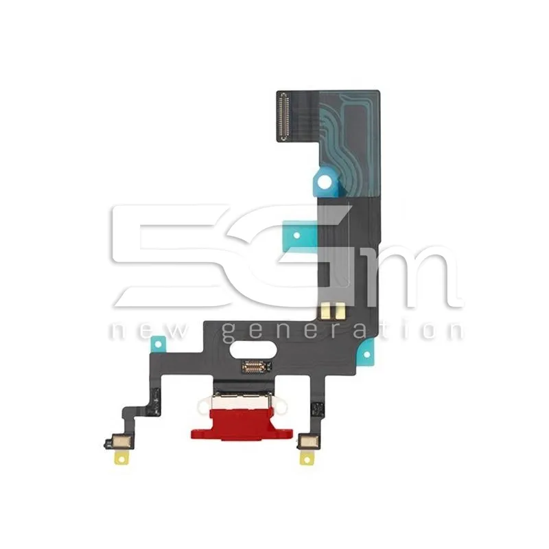 Charging Port Flex Cable Red iPhone XR | Loja Online 5G-M