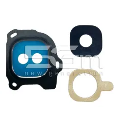 Vetrino Fotocamera + Frame Nero Samsung SM-J600 J6 2018