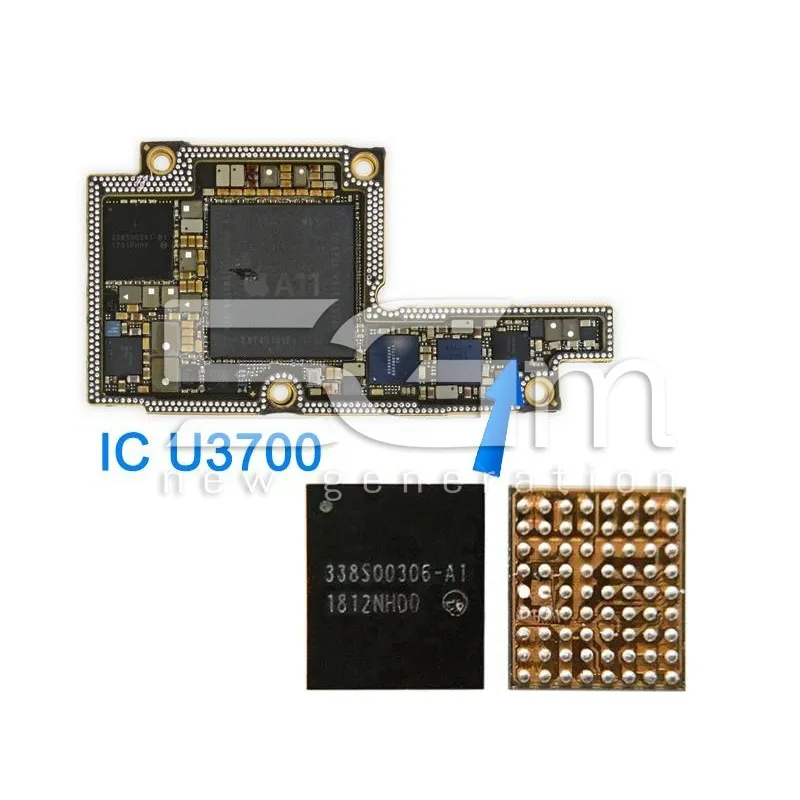 Puce Gestion Alimentation 338S00306 U3700 iPhone X | Boutique en ligne 5G-M