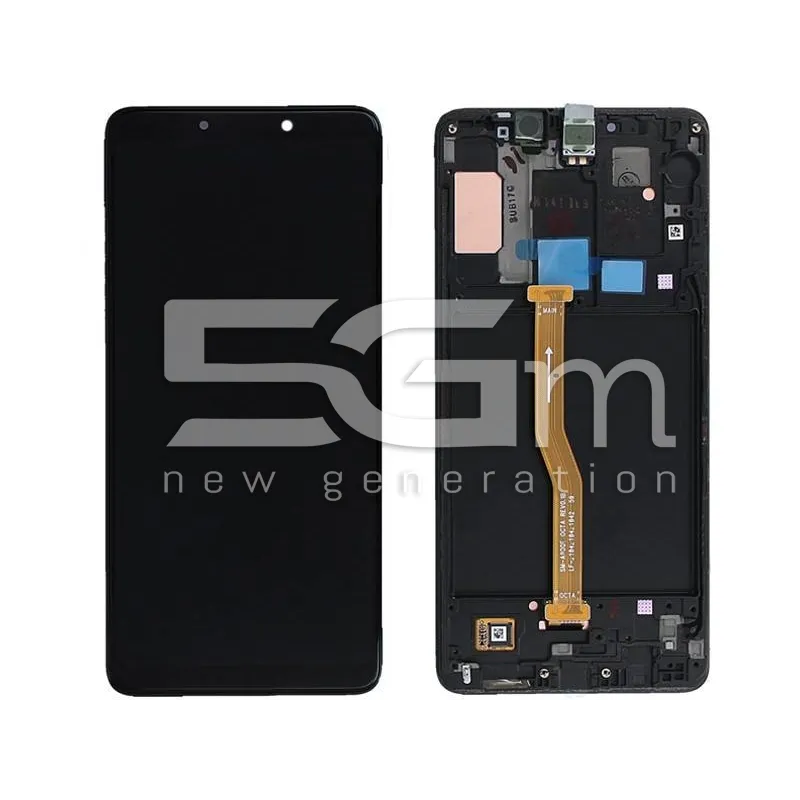 Lcd Touch Black + Frame Samsung SM-A920 A9 2018 | Loja Online 5G-M