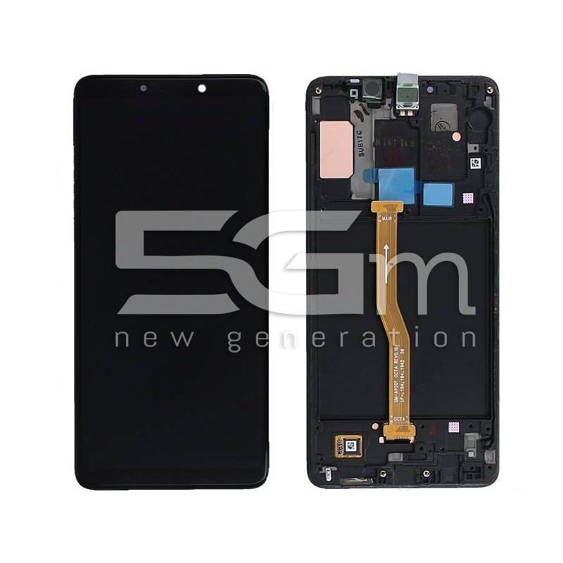 Display Touch Black + Frame Samsung SM-A920 A9 2018
