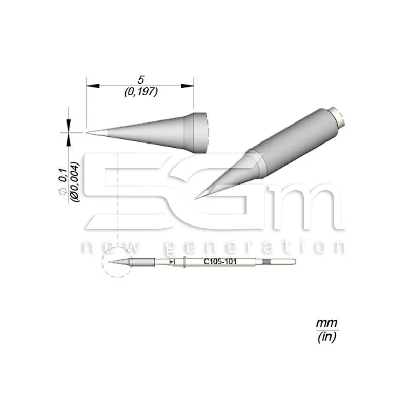 Cartridge Conical JBC Long Life C115-101 | Loja Online 5G-M