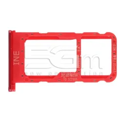 Supporto Sim Card + Micro SD Rosso Huawei P Smart+ INE-LX1 | Store Online 5G-M