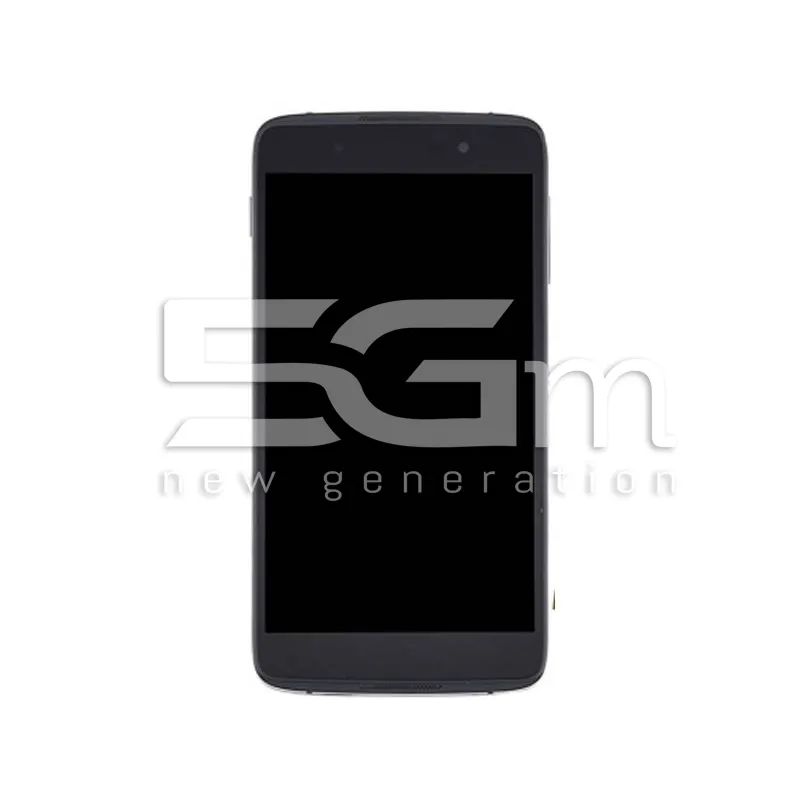 Fekete Kijelző Érintőképernyővel + Keret BlackBerry Dtek50 | 5G-M