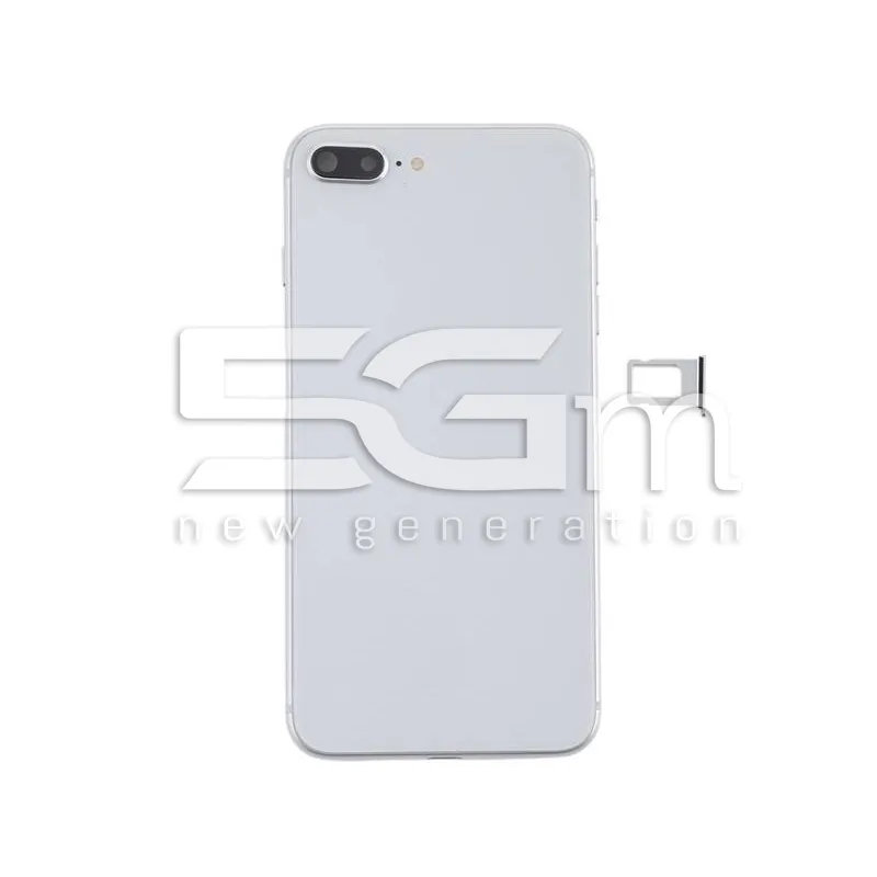 Battery Cover Silver Full Parts iPhone 8 Plus No Logo